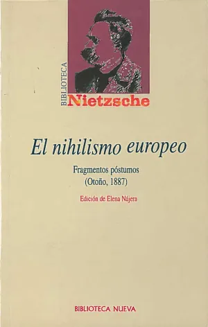 EL NIHILISMO EUROPEO