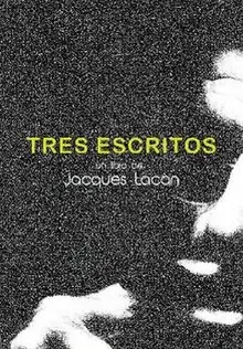 TRES ESCRITOS TRES ESCRITOS